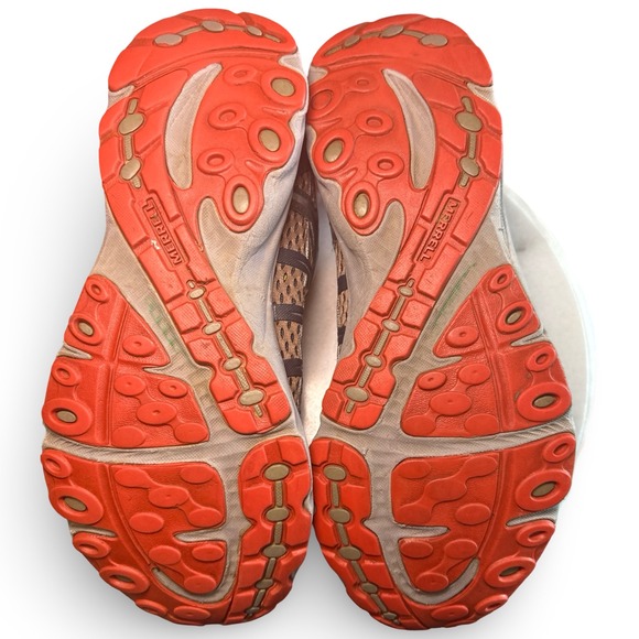 Merrell Castle Rock Lantern Mens Trail Running Shoes Grey Orange J06525 Size 9.5 - Picture 8 of 9